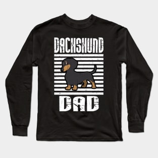 Dachshund Dad Proud Dogs Long Sleeve T-Shirt